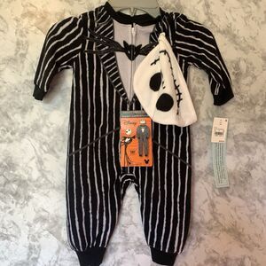 Disney Nightmare Before Christmas Bodysuit And Hay Set Jack Skellington